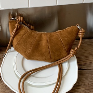 Bolso de Hombro de Ante Sintético Súper Popular para Mujer 2025, Bolsos Cruzados Individuales de Moda, Bolsos Dulces Tipo Dumpling para Debajo del Brazo - Product Image 3
