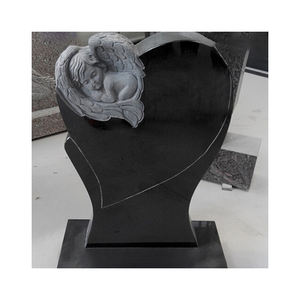 Pierre tombale commémorative d'aile d'ange pour bébé - Product Image 1