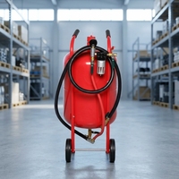 ETRUST Machine de sablage à air haute pression 125 PSI, 10 gallons, nettoyeur haute pression portable avec 4 buses en céramique pour surfaces