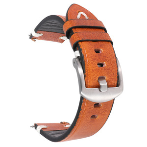 Cinturino per orologio in pelle Vintage cinturino per orologio italiano fatto a mano di lusso da 22mm cinturino da polso in vera pelle a sgancio rapido per <span class=keywords><strong>Samsung</strong></span> - Product Image 3