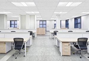 Sợi thủy tinh Acoustic gạch Trần sợi thủy tinh tấm Trần cho thương mại xây dựng kính len gạch Trần vát cạnh - Product Image 6