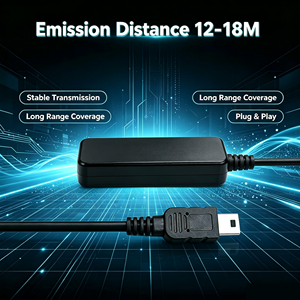 สายเคเบิลต่อขยายสัญญาณอินฟราเรด IFA01 สำหรับเครื่องรับสัญญาณ HD DVB พร้อมเซ็นเซอร์ LED แสดงผล สายหุ้ม PVC ขนาด 5 มม. สำหรับกล่องรับสัญญาณ HDTV - Product Image 4