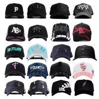 Casquette de baseball tendance de marque de mode, style américain et européen, en coton, 6 panneaux, réglable, casquettes brodées personnalisées