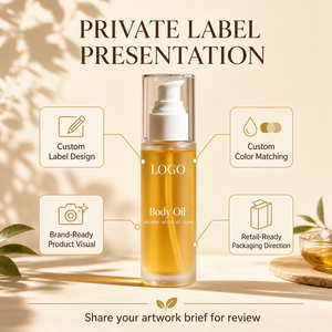 Aceite Corporal Botánico Natural HKH, Aceite Esencial Hidratante y Reafirmante para el Cuidado de la Piel, Marca Privada, Logotipo Personalizado, Fabricante OEM, Suministro al por Mayor - Product Image 5