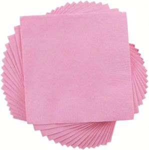 Servilletas de Papel Cuadradas Coloridas Desechables, Suaves y Absorbentes, Modernas y Minimalistas, para Fiestas de Cumpleaños, Bodas y Eventos - Product Image 1