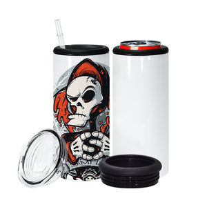 ถังเก็บความเย็นสแตนเลสผนังสองชั้นแบบระเหิดขนาด16ออนซ์12ออนซ์กระป๋องเบียร์กระป๋องเย็น - Product Image 6