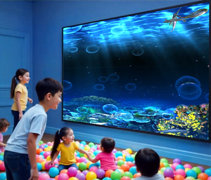 <span class=keywords><strong>Sala</strong></span> de Experiencia Sensorial Inmersiva, Proyector Interactivo, Centro de Juego para Niños, Juego de Proyección de Lanzamiento de Pelotas con el Contacto de la Mano - Product Image 1