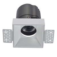 2024 prêt à expédier ETL mat blanc mat noir simple Double Triple sans garniture Downlight 12W 3 ''75mm