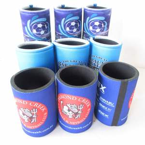 Promotional 5mm Neoprene Can <b>Cooler</b> Universal 12oz Stubby Holder Printed Wedding Neoprene Sublimation Coozies for Wine Beer - Product Image 6