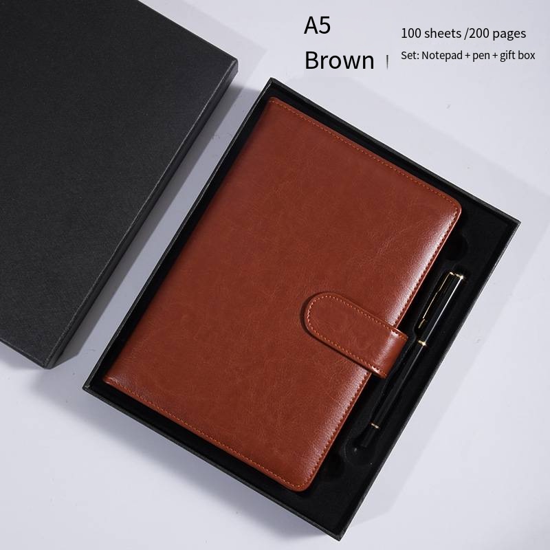 08-A5 diary pen orange