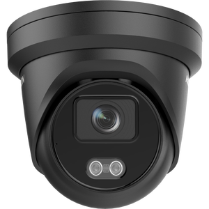 Caméra réseau IP tourelle Hik Original DS-<span class=keywords><strong>2CD2347G2</strong></span>-<span class=keywords><strong>LU</strong></span> 4MP ColorVu AcuSense avec microphone intégré PoE, couleur nocturne complète, noir, 2,8 mm - Product Image 1