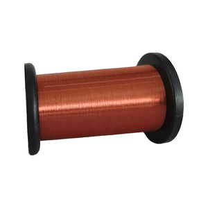 Alambre de cobre sólido esmaltado de 0,03mm de alto rendimiento para uso industrial para bobinas de micromotor Bobinas de transformador Precisión - Product Image 3