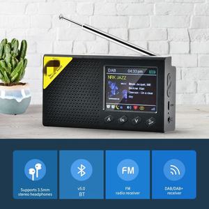 Radio numérique portable DAB/FM avec écran LCD couleur et haut-parleur intégré - Product Image 6