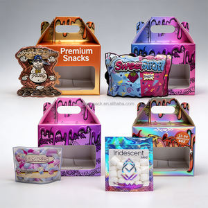 Bolsas de Mylar con Impresión Personalizada, UV Localizado, Holográficas y Troqueladas, Caja de Papel para Cereales de 3.5G, Juego de Bolsas de Mylar de 3.5 con Cajas - Product Image 3