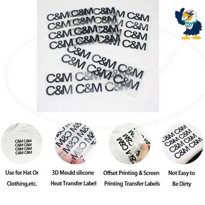 Trasferimento di servizi di serigrafia lettere personalizzate in Silicone Logo stampa di calore adesivi decalcomanie <span class=keywords><strong>per</strong></span> t-shirt - Product Image 2