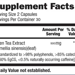 Distributeurs en gros de compléments alimentaires ODM/OEM, prix bas, complément alimentaire à base de plantes, capsules de thé vert avec EGCG, brûleur de graisse - Product Image 2