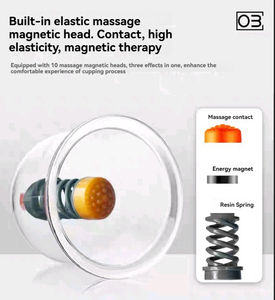 Ensemble de ventouses pour la thérapie par ventouses en gros d'usine avec pompe à main Tasses <span class=keywords><strong>Hijama</strong></span> excellentes pour un usage thérapeutique - Product Image 6