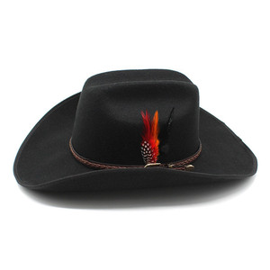 Nuevo Diseño <span class=keywords><strong>de</strong></span> Sombrero Fedora al por Mayor, Sombreros <span class=keywords><strong>de</strong></span> Vaquero para Fiesta y Boda, Sombrero <span class=keywords><strong>de</strong></span> Vaquero <span class=keywords><strong>de</strong></span> Fieltro <span class=keywords><strong>de</strong></span> <span class=keywords><strong>Lana</strong></span> <span class=keywords><strong>Blanco</strong></span> <span class=keywords><strong>de</strong></span> Ala Ancha para Hombre y Mujer - Product Image 5