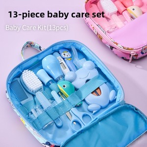 Kit <span class=keywords><strong>de</strong></span> <span class=keywords><strong>Cuidado</strong></span> para Bebés <span class=keywords><strong>de</strong></span> 13 Piezas, <span class=keywords><strong>Set</strong></span> <span class=keywords><strong>de</strong></span> Exportación con Cortauñas, Termómetro, Peine, Cepillo y Herramientas <span class=keywords><strong>de</strong></span> <span class=keywords><strong>Cuidado</strong></span>, Nuevo Modelo, Material Plástico - Product Image 3