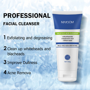 Mousse nettoyante pour le <span class=keywords><strong>visage</strong></span> de marque privée OEM mousse nettoyante en profondeur anti-acné <span class=keywords><strong>acide</strong></span> <span class=keywords><strong>salicylique</strong></span> <span class=keywords><strong>nettoyant</strong></span> pour le <span class=keywords><strong>visage</strong></span> pour toutes les peaux - Product Image 4