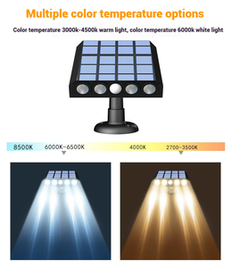 Potente Lámpara Solar de Pared con 4 LED, IP65 Impermeable, Sensor de Movimiento, Recargable, Control Remoto, 3 Modos, para Jardín Exterior - Product Image 4