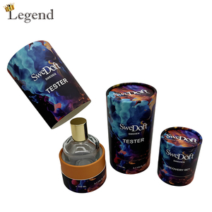 Cao cấp tùy chỉnh in các tông xi lanh hộp giấy ống cho nước hoa ô liu tinh dầu chai rượu vang bao bì hộp tròn - Product Image 4