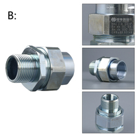 Vente directe usine BHJ Raccords de tuyauterie flexibles intérieurs/extérieurs antidéflagrants en acier au carbone/acier inoxydable 1/2"-2" pour conduites