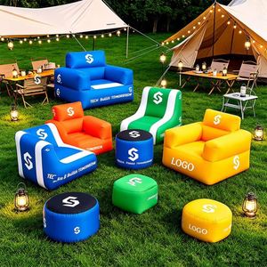 Canapé gonflable personnalisé avec logo, imperméable, pour festival de musique en plein air, événements sportifs, promotionnels - Product Image 1