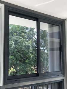 Ventana Corredera de Aluminio con Aislamiento Térmico, con Rejilla de Protección y Mosquitera para Casa Africana - Product Image 3