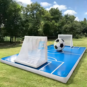 Gymnastique à course libre Piste d'air Parkour Tapis de culbutage en forme de croix Piste d'air gonflable Terrain de football gonflable - Product Image 1