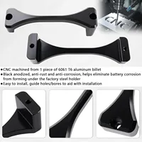 Kit de support de batterie en aluminium adapté aux Ford F250 F350 F450 F550 6.7L de 2011 à 2012