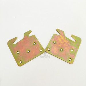Plaque de suspension de lit en fer de 82 mm d'épaisseur, plaquée couleur, style moderne et simple, accessoire de quincaillerie - Product Image 2