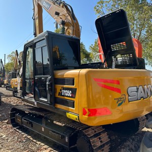 Excavadora de Orugas Usada a Bajo Precio, SY135C Pro, Buen Estado, Motor Original, Maquinaria de Construcción con Excelente Rendimiento - Product Image 4