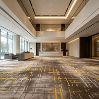 Tapis mural en nylon tufté imprimé sur mesure, fabrication OEM ODM, design commercial, résistant aux taches, facile à nettoyer, hauteur de pile 9 mm