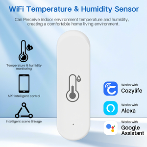 Smart Home Tuya <strong>Temperature</strong> And Humidity <strong>Sensor</strong> <strong>With</strong> Google Home And Alexa - Product Image 6