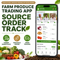 Aplicación de Comercio Agrícola Inteligente para IOS y Android con Lista de Productos y Precios al por Mayor, LionCreate