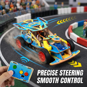 Kit de Robot Educativo STEM de Madera Ecológica para Niños, Coche RC para Proyectos Escolares - Product Image 4