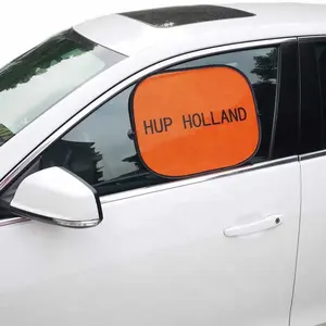 WK2022 Holland faltbare statische Auto Sonnenschutz die Niederlande Auto Seite Windschutz scheibe Fenster Mesh Sonnenschutz