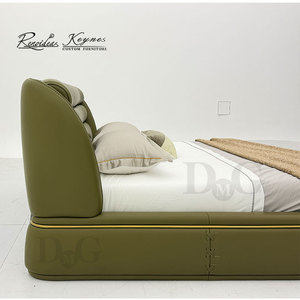 Solid Wood <b>Queen</b> Folding Guest <b>Bed</b> with Memory Foam Mattress and Thickened Frame - Product Image 5