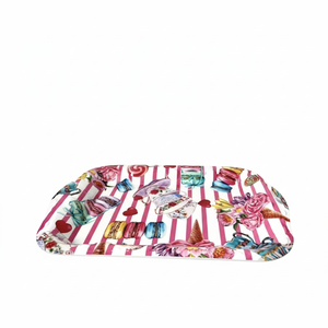 CASAMAX WL AA-0405-1 Vassoio per Frutta in Plastica Classico con Design Floreale 28.5x20x2.5cm Ecologico Durevole Premium Elegante Cina - Product Image 2