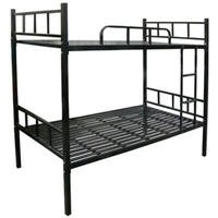 Gran oferta, litera negra de metal de acero y hierro para 2 personas con escaleras para uso escolar para niños o adultos