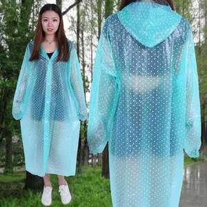 Waterproof PVC <strong>Raincoat</strong> for Adults &amp; Kids Windproof Rainwear for Camping Tours Blue <strong>Raincoat</strong> - Product Image 2