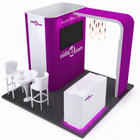 Weerdetian — tissu modulaire en aluminium, support de présentation du commerce, portable, 10x10 pieds