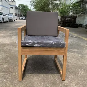 Роскошный обеденный стул ручной работы из тикового дерева для терразаса от производителя Faddish