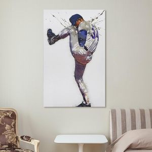 Nolan <span class=keywords><strong>Ryan</strong></span> Bóng Chày Huyền Thoại Vải Tường Nghệ Thuật In Nổi Tiếng Vận động Viên Thể Thao Chân Dung Cho Trang Trí Nội Thất Người hâm mộ Món Quà - Product Image 3