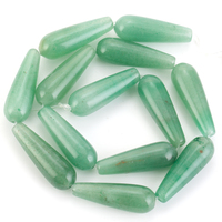 Perles en pierre naturelle agate quartz jaspe labradorite amazonite en forme de goutte d'eau pour la fabrication de bijoux DIY collier