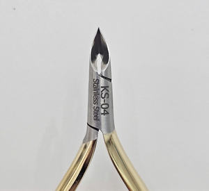 Pince à cuticules en acier inoxydable pour l'industrie des ongles, coupe-cuticules professionnel aiguisé, export en vrac OEM - Product Image 5