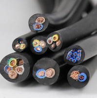 Cable de Alimentación de Cobre Multifilar Aislado con Goma Flexible y Duradero, Personalizado OEM, para Proyectos de Cableado en Construcción, Fábricas y Edificios
