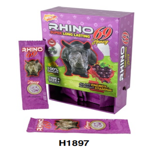 All'ingrosso disponibile rinoceronte 69 pacchetti di miele esaltatore maschio 10g di miele magico bustina con pacchetti di miele d'oro - Product Image 4