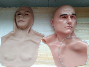 Máscara de Silicona de Anciano para Adultos, Máscara Realista de Cara de <span class=keywords><strong>Abuelo</strong></span>, Disfraz de Halloween, Cosplay, Disfraces, Travesti - Product Image 6